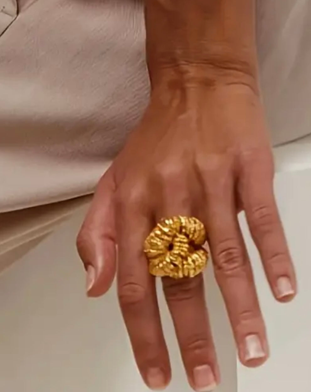 Large Golden Ring