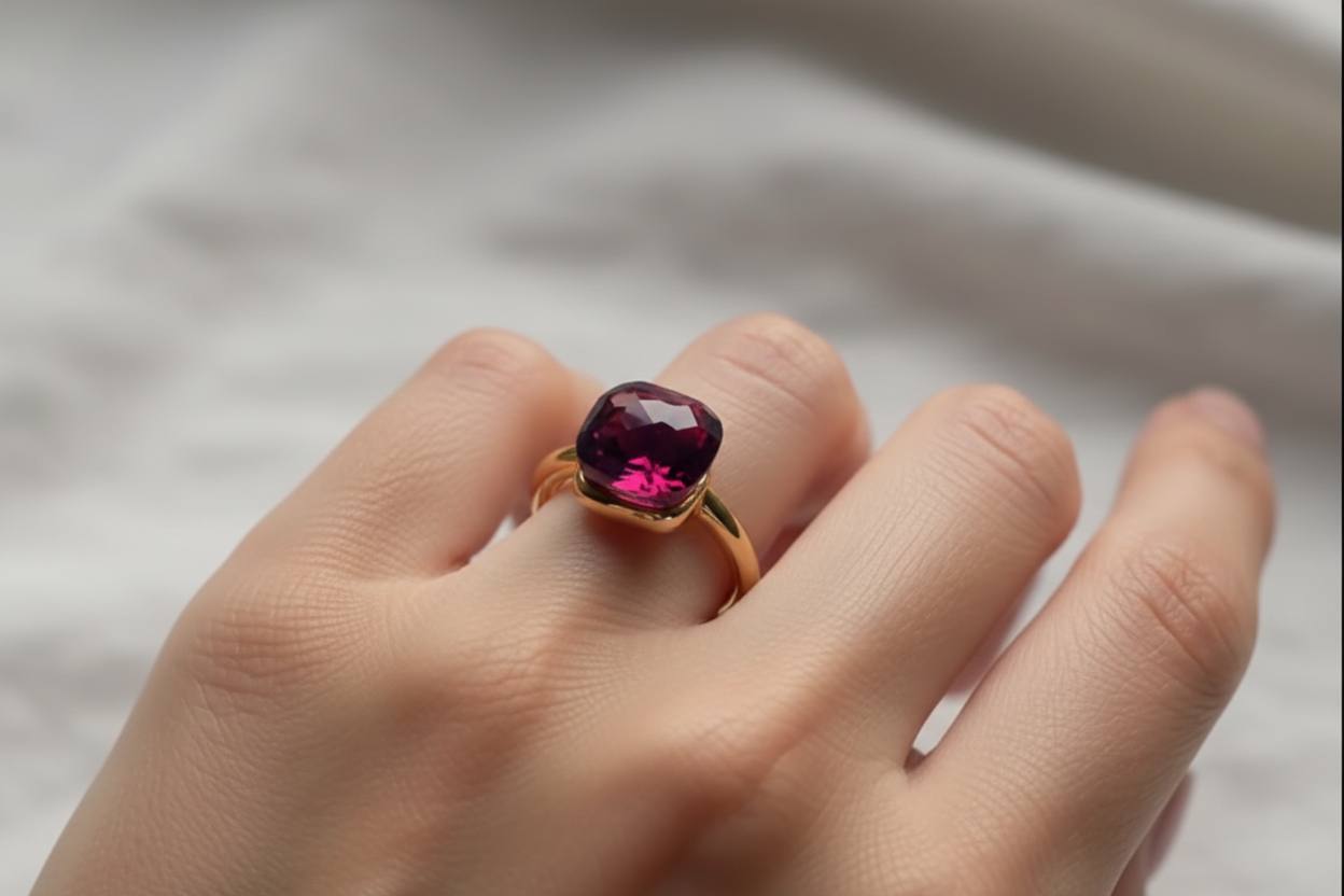 Red Crystal Ring