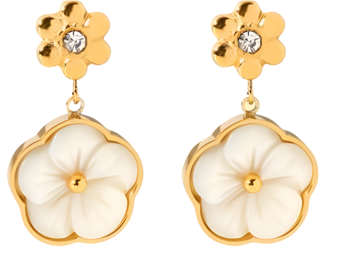 Mother of Pearl Drop Earrings
