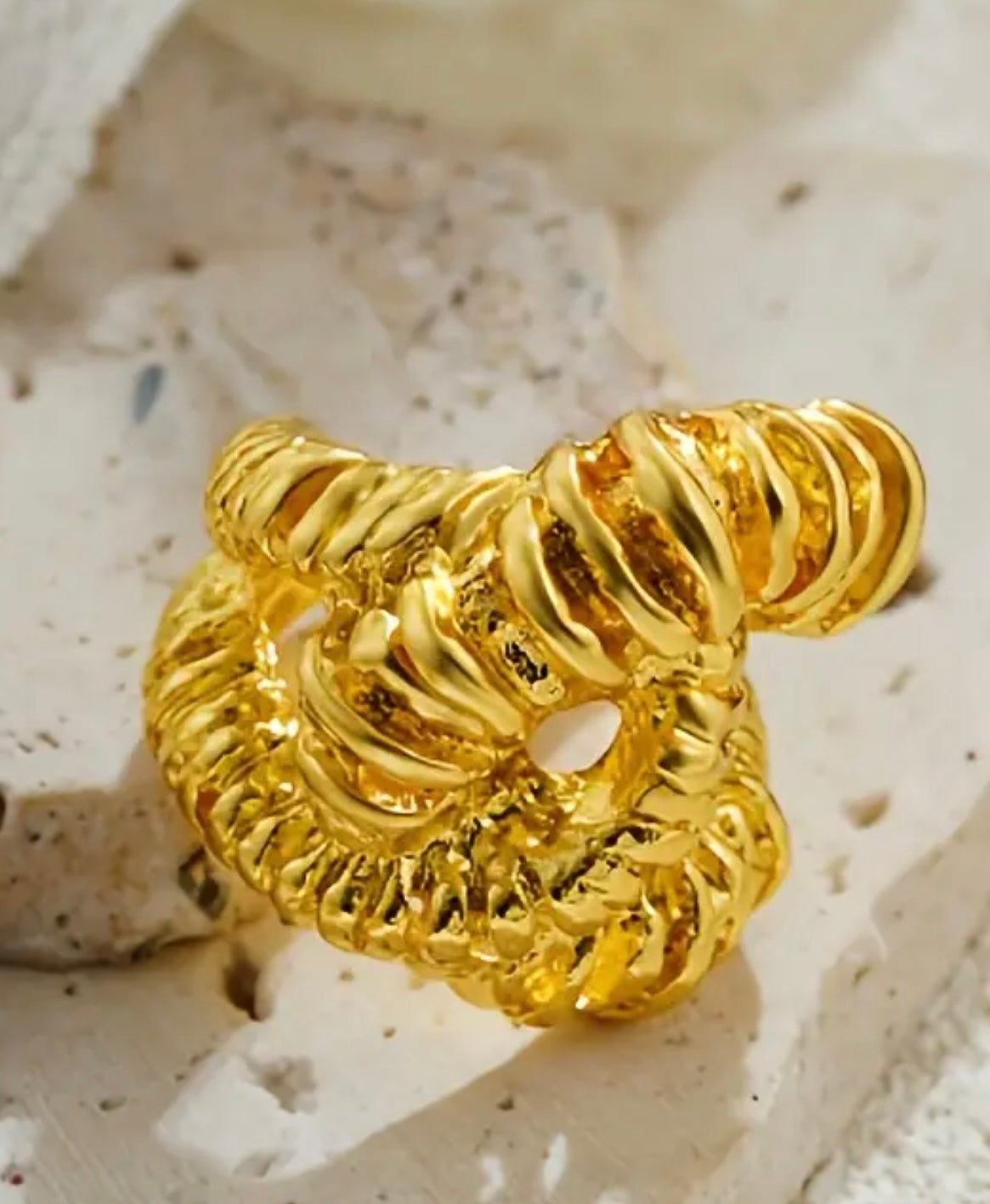 Large Golden Ring