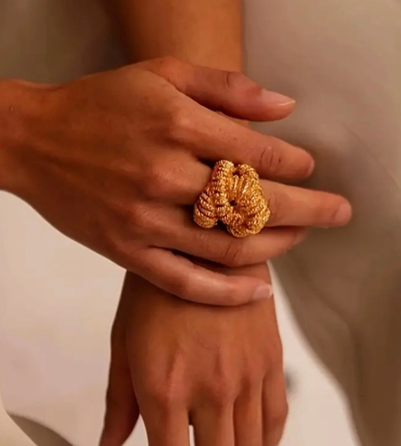 Large Golden Ring