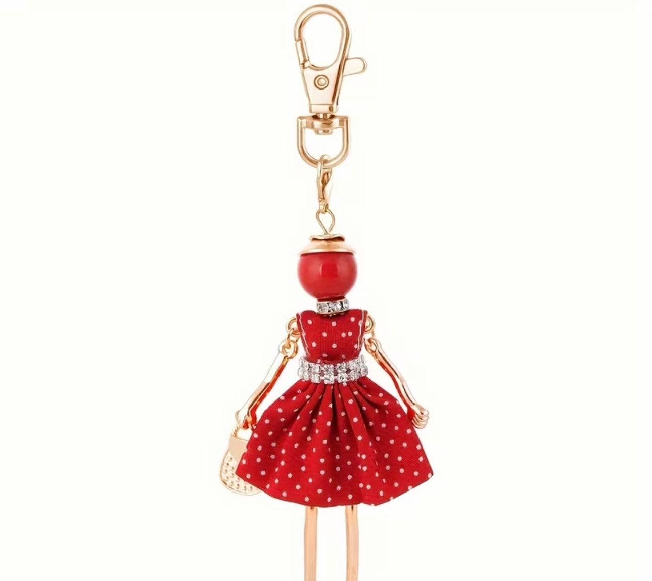 Miss Red Purse Charm