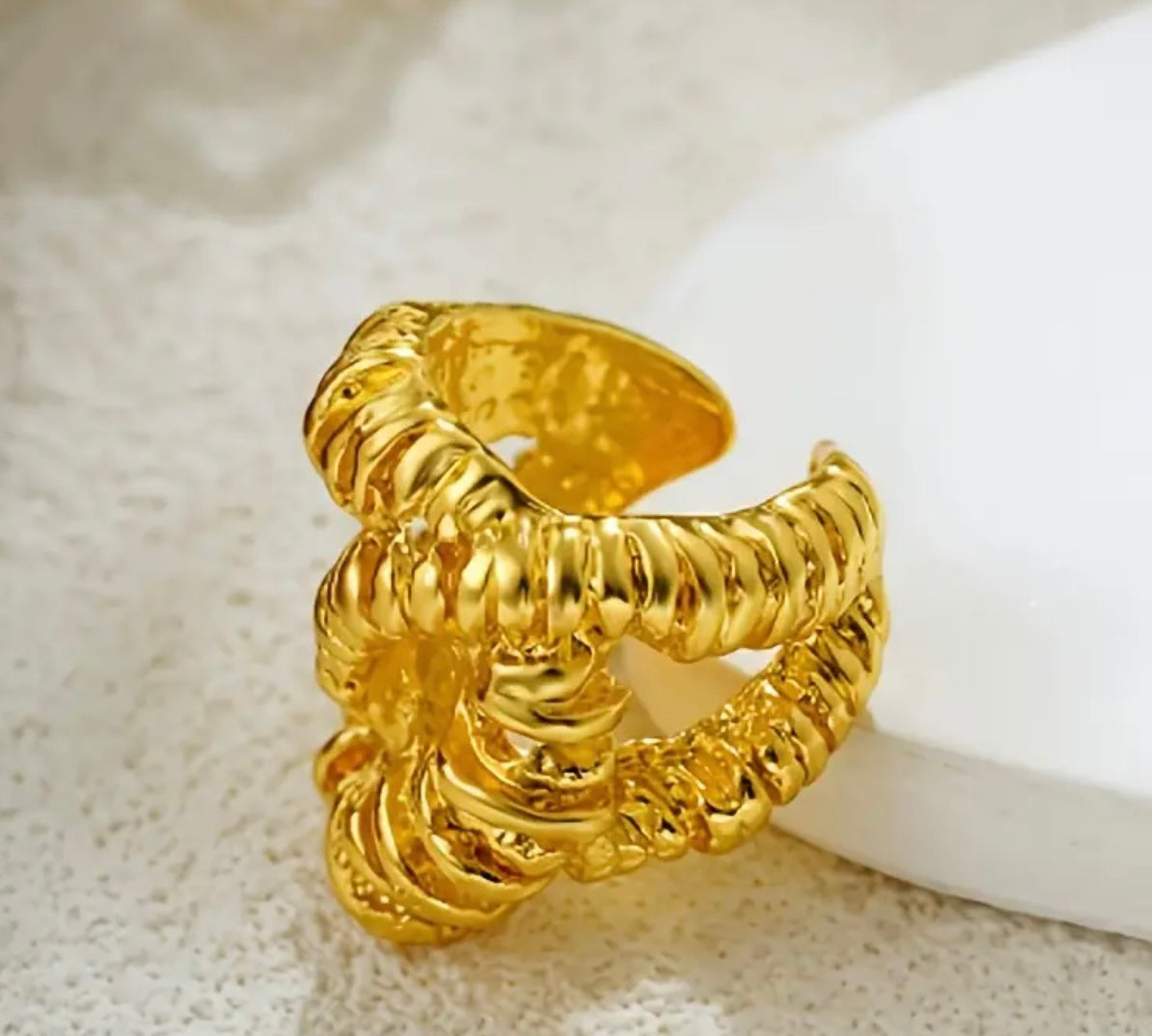 Large Golden Ring