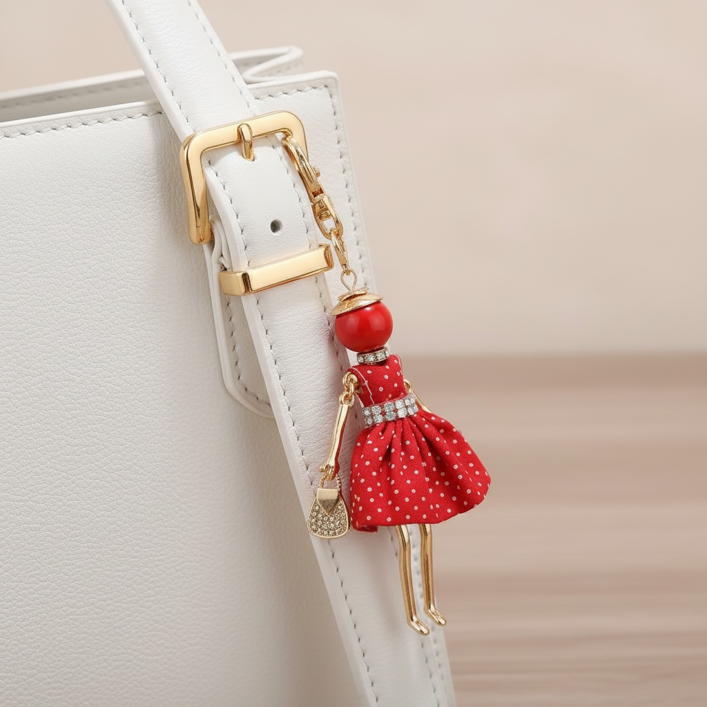 Miss Red Purse Charm