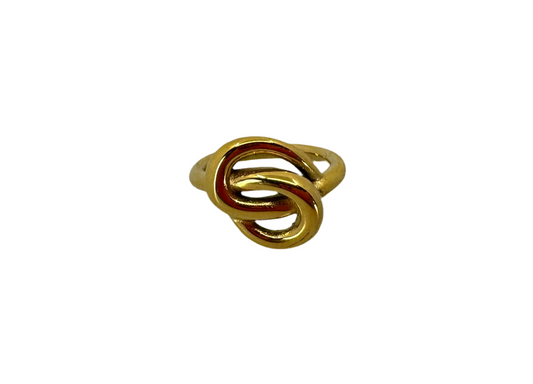 Yellow Gold Vermeil Knot Ring