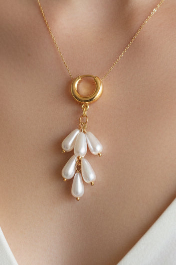 Multi Pearl Charm / Chain Not Included