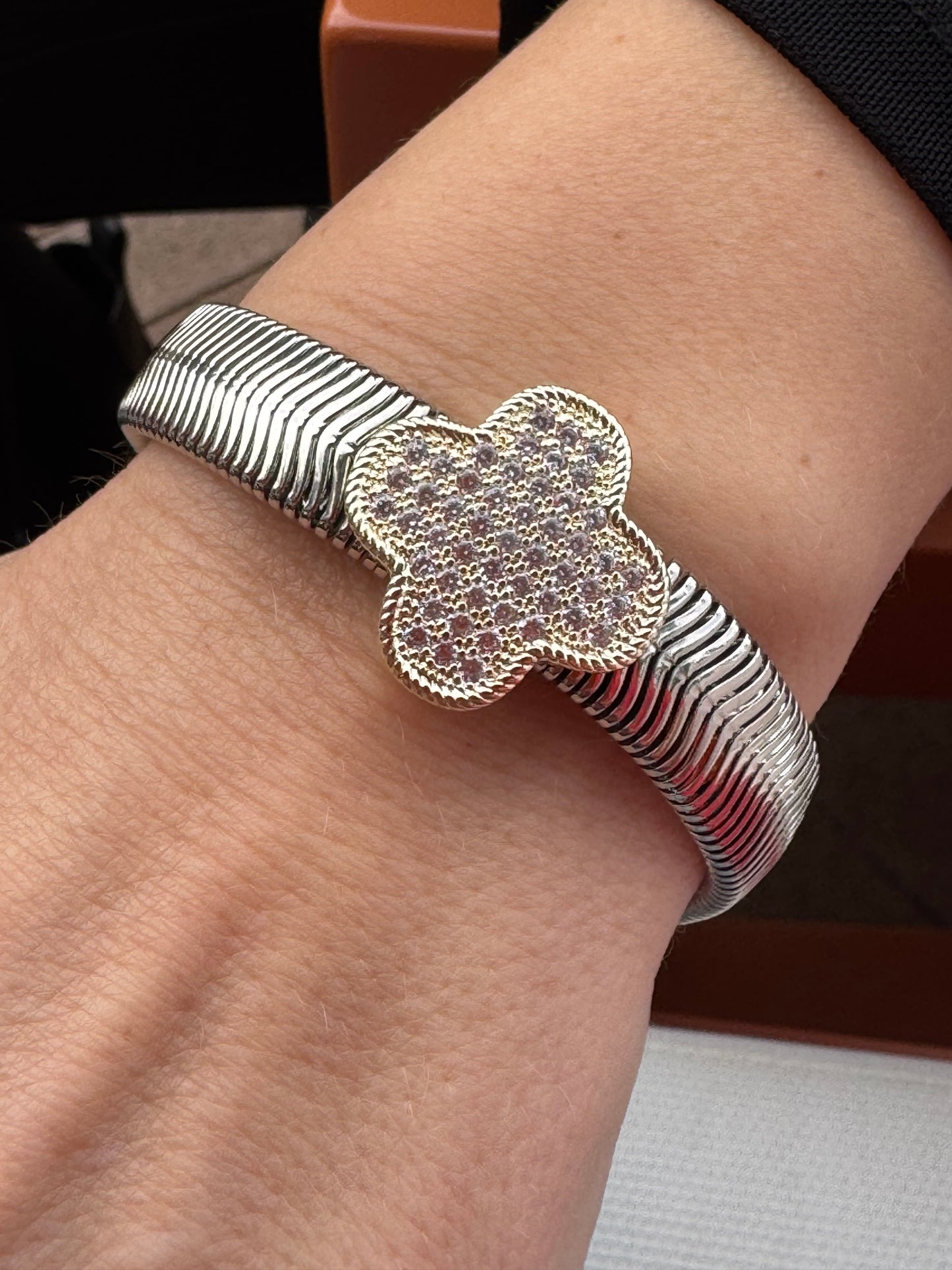 Clover Silver Bracelet