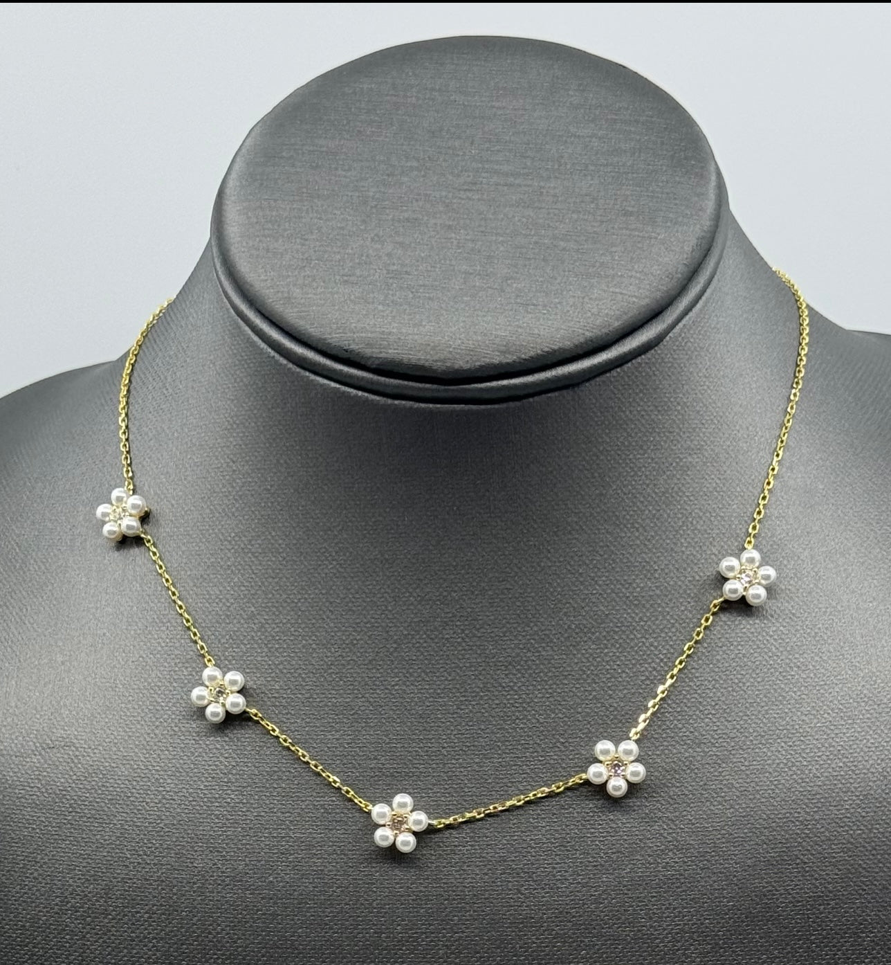 Pearl Flower Necklace