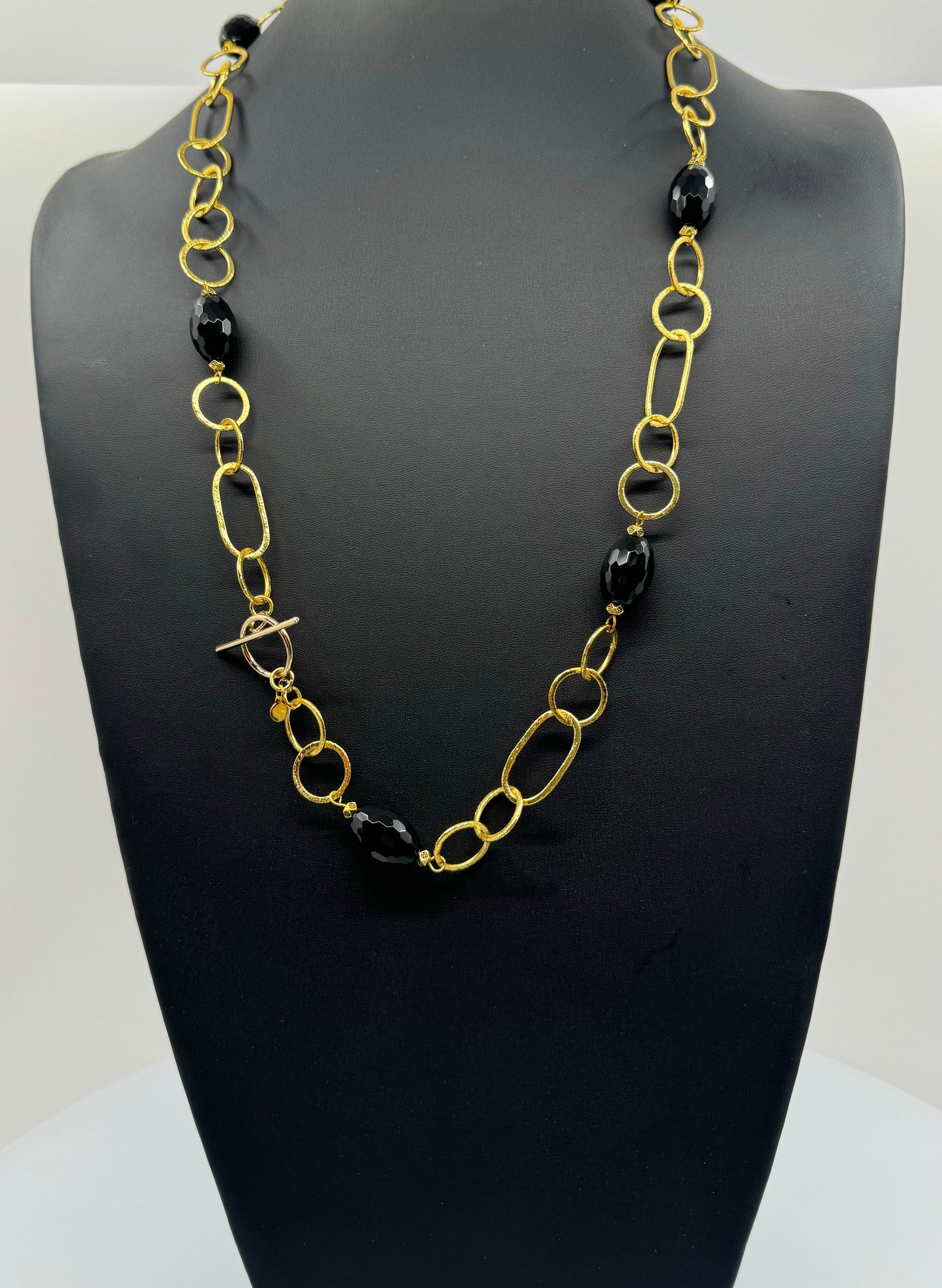 Large Link Chain & Onyx