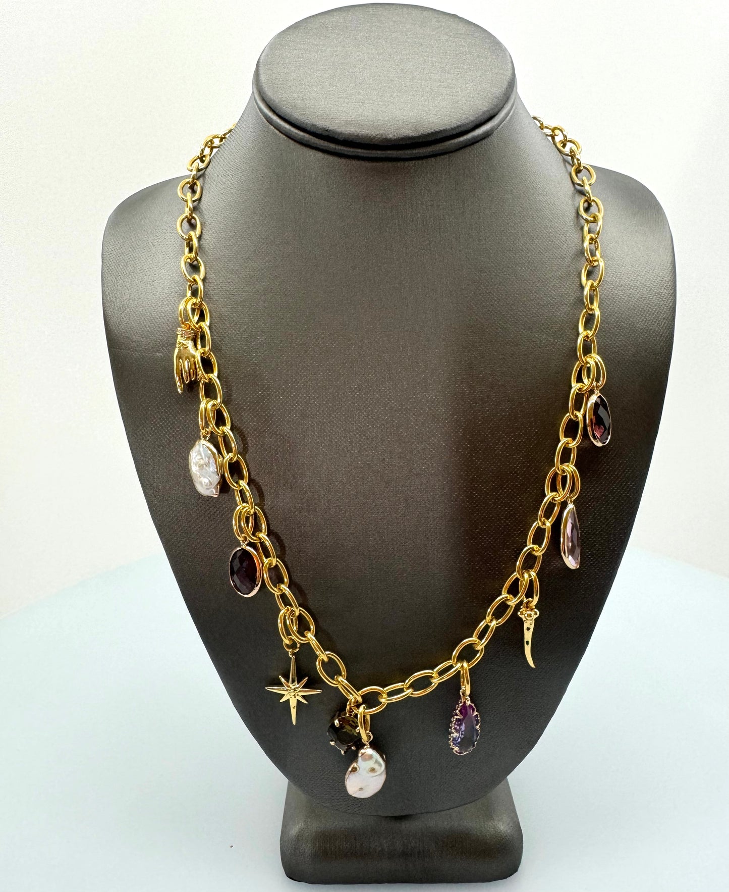 Yellow Gold Vermeil Chain & Charms