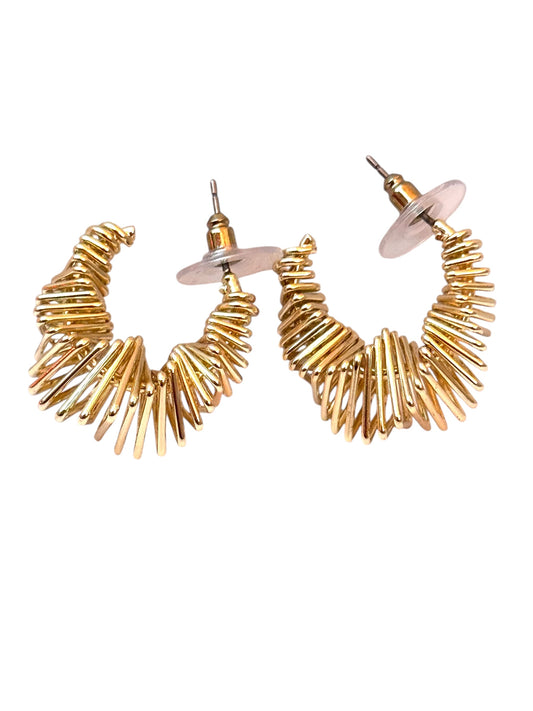 Multi Layer Golden Hoops